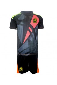 Fotbalové Dres Mexiko Brankářské Dětské Domácí Oblečení Copa America 2024 Krátký Rukáv (+ trenýrky)